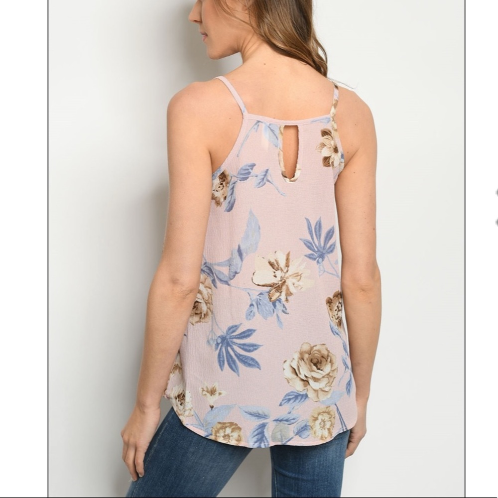 Aloha Pink Top with Flowers - Picture 5 of 6